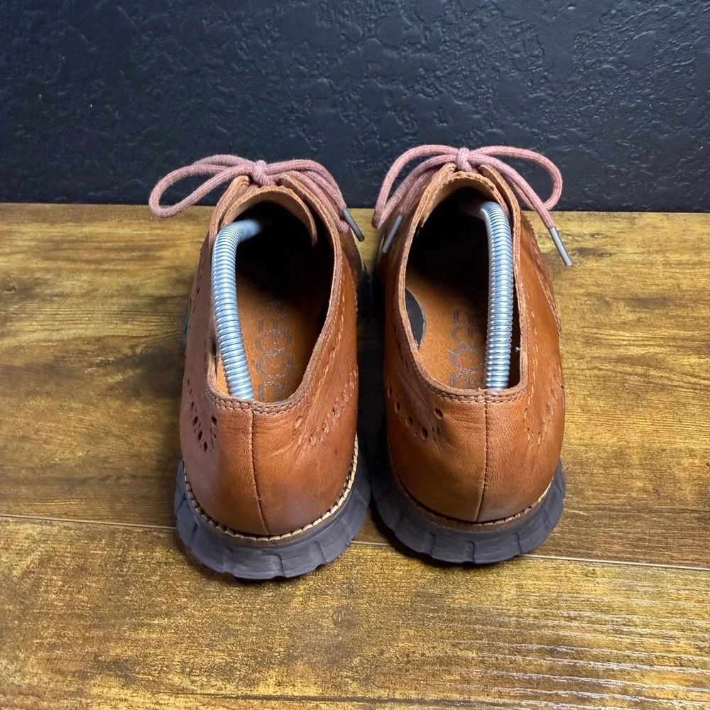 Cole Haan Zerogrand C29411‎ British Tan Leather Wingtip Oxford Mens 9.5M